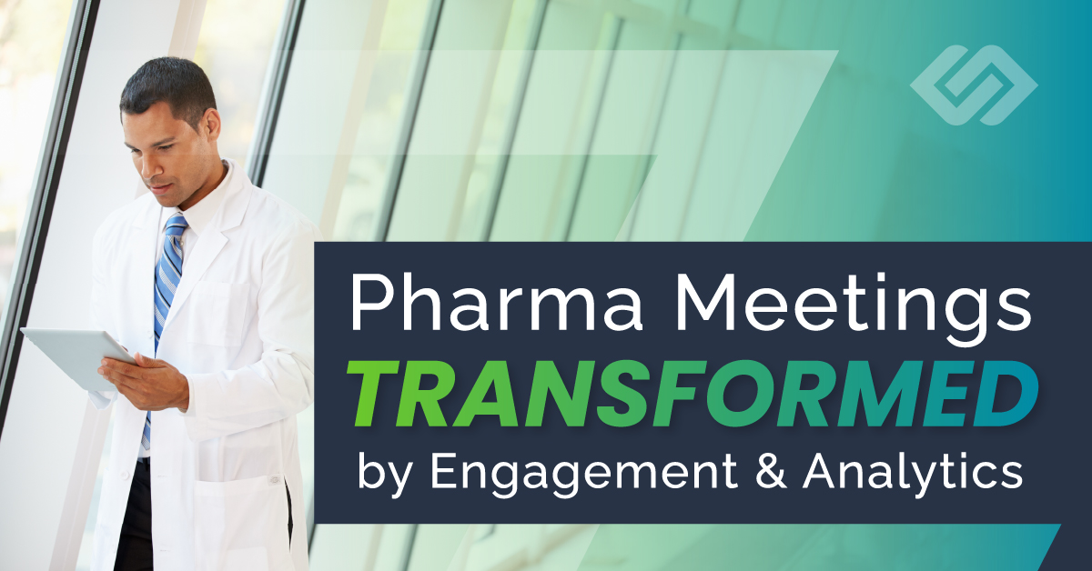 Pharma Meetings Transformed by Engagement & Analytics - Man in white lab coat