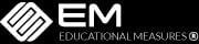 Educational Measures Logo With Black Background