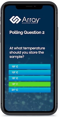array-poll-gathering-audience-responses-on-phone