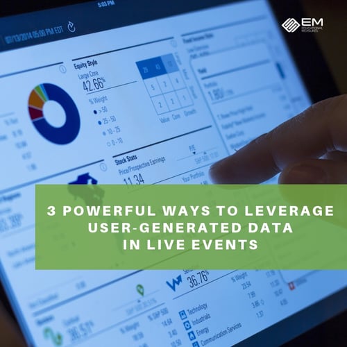 3 Powerful Ways to Leverage User-Generated Data in Live Events